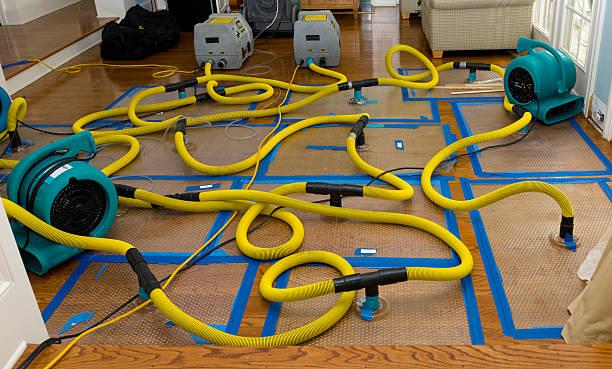 Professional Burst Pipe Water Damage technician working in Medway, ME